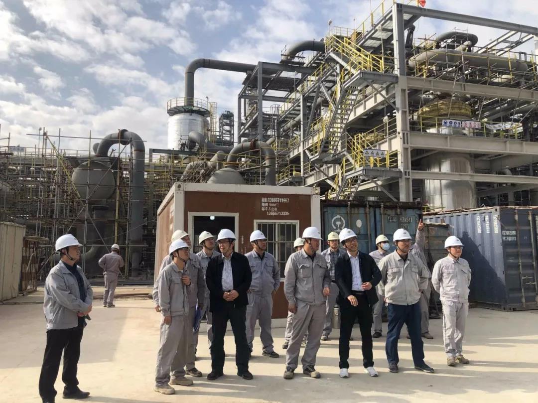 梁孝平一行赴浙石化二期项目指导工作 梁孝平一行赴浙石化二期项目指导工作