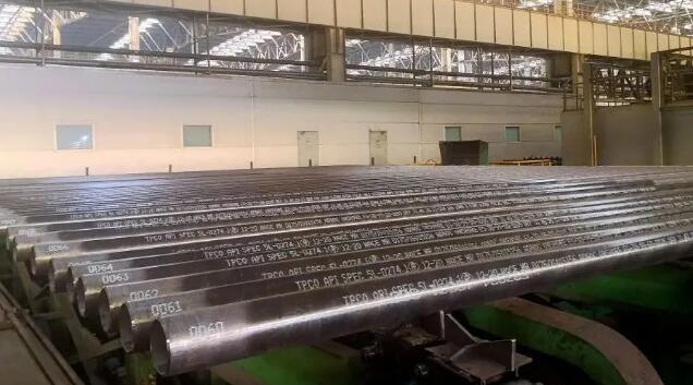 天管2.6万吨出口订单首批管线管产品顺利下线 天管2.6万吨出口订单首批管线管产品顺利下线