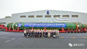 福斯达深冷首套出口韩国不锈钢精馏塔发货