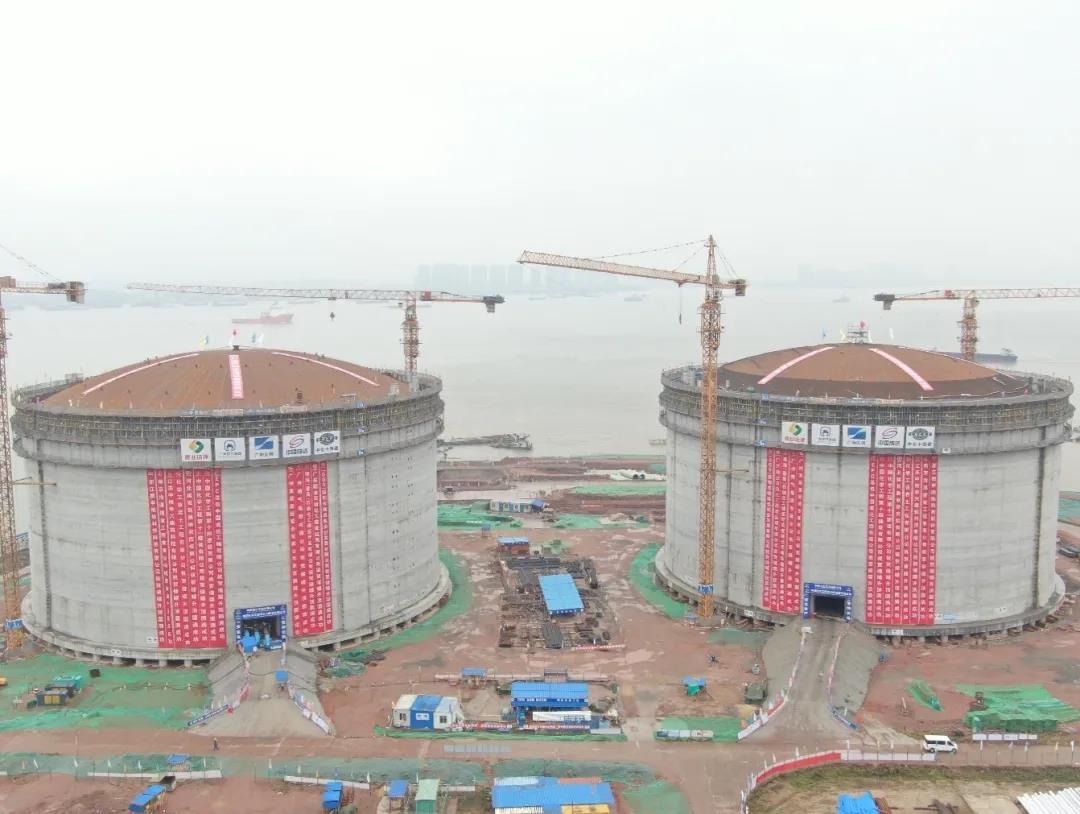 成达公司总承包的广州LNG应急调峰储气库项目气顶升圆满完成 成达公司总承包的广州LNG应急调峰储气库项目气顶升圆满完成