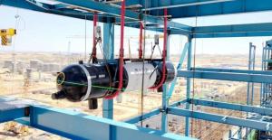 捷报!榆神能化项目3号锅炉汽包顺利吊装