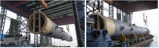 森松核心塔器,启航远赴沙特 森松核心塔器,启航远赴沙特