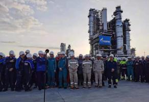 AGPP项目第一列生产线投产,普京总统连线致辞!