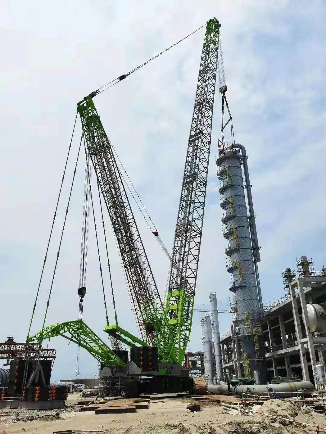 福建申马环己酮项目首台大型设备吊装顺利完成 福建申马环己酮项目首台大型设备吊装顺利完成