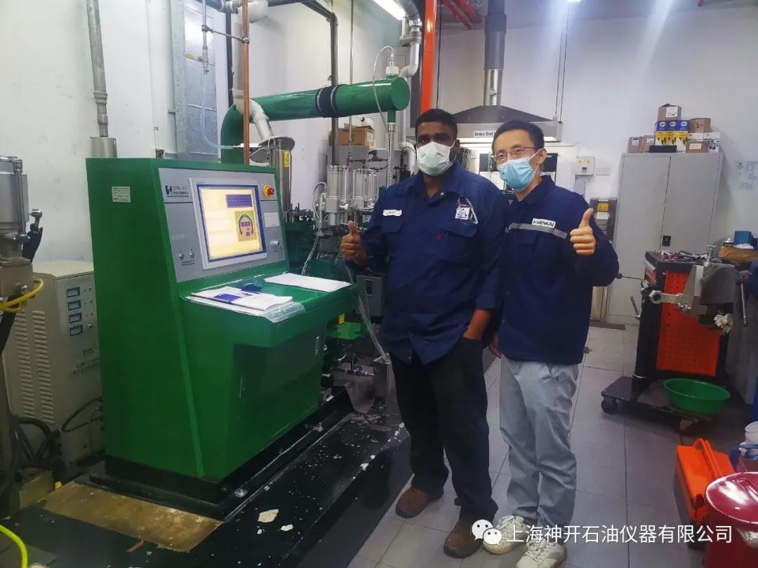 神开石油仪器进一步开拓国际市场!仕宝(新加坡)检验检测公司项目CFR-A1汽油辛烷值测定仪安装调试验收工作圆满收官 神开石油仪器进一步开拓国际市场!仕宝(新加坡)检验检测公司项目CFR-A1汽油辛烷值测定仪安装调试验收工作圆满收官