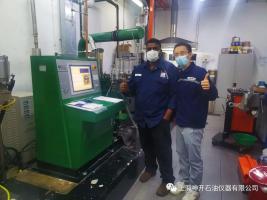 神开石油仪器进一步开拓国际市场!仕宝(新加坡)检验检测公司项目CFR-A1汽油辛烷值测定仪安装调试验收工作圆满收官