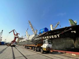 再扬帆,沙特纯碱及氯化钙项目核心重件设备顺利启航