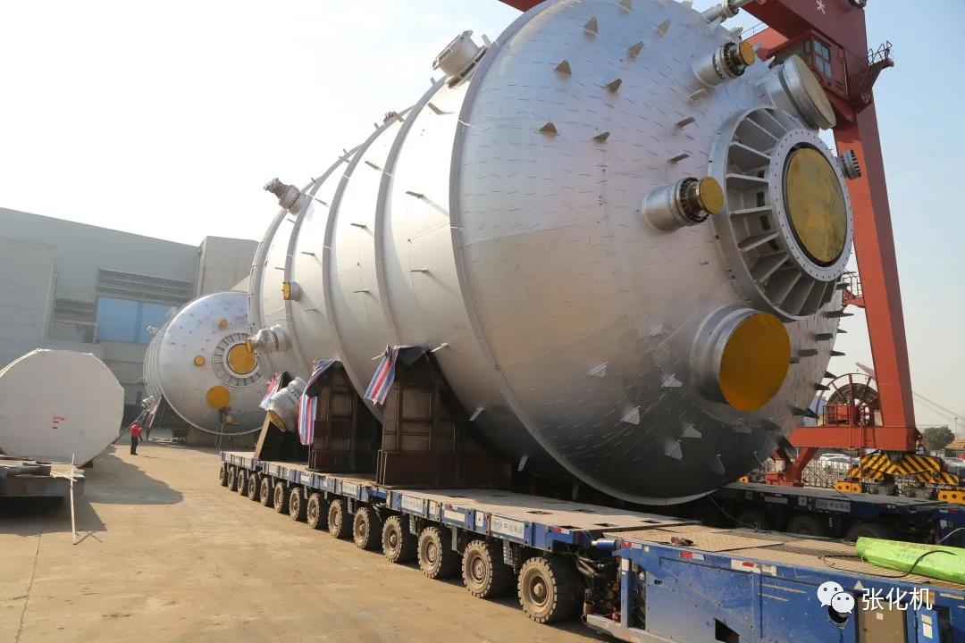 张化机成功完成恒力石化(惠州)PTA-1项目核心设备-氧化反应器的制作 张化机成功完成恒力石化(惠州)PTA-1项目核心设备-氧化反应器的制作