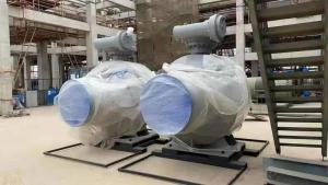 替代进口!纽威阀门为江苏LNG项目研制的2台国产40寸1500LB全焊接球阀顺利交付
