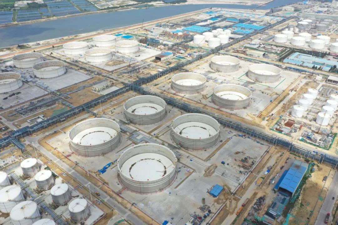 决战·广东石化 | 中油工程建设原油罐组II/V工程中交 决战·广东石化 | 中油工程建设原油罐组II/V工程中交