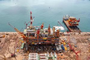 我国首个海上二氧化碳封存示范工程设备建造完工