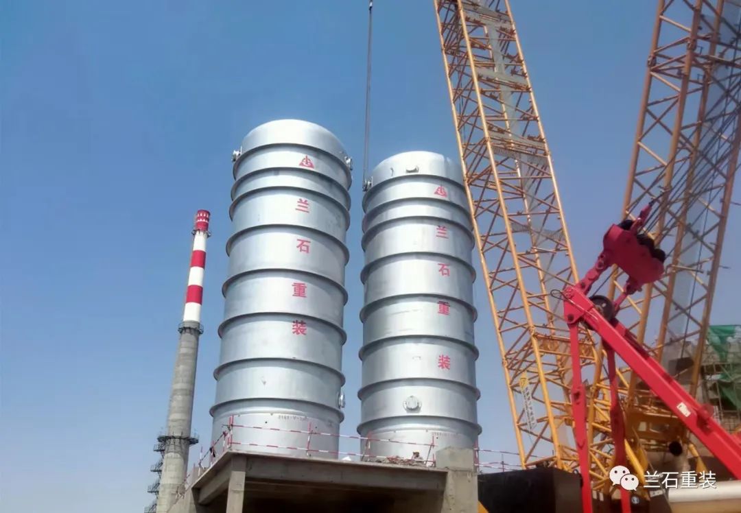 兰石重装承制宁夏宝丰烯烃项目千吨级超限设备完工 兰石重装承制宁夏宝丰烯烃项目千吨级超限设备完工