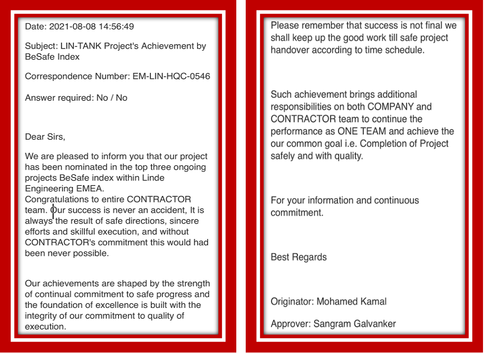 寰球工程公司这个海外项目顺利实现机械竣工! 寰球工程公司这个海外项目顺利实现机械竣工!