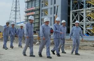 王海到广西华谊丙烷脱氢项目现场调研