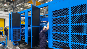 实力!优耐特斯刷新螺杆式空压机最大功率出口记录