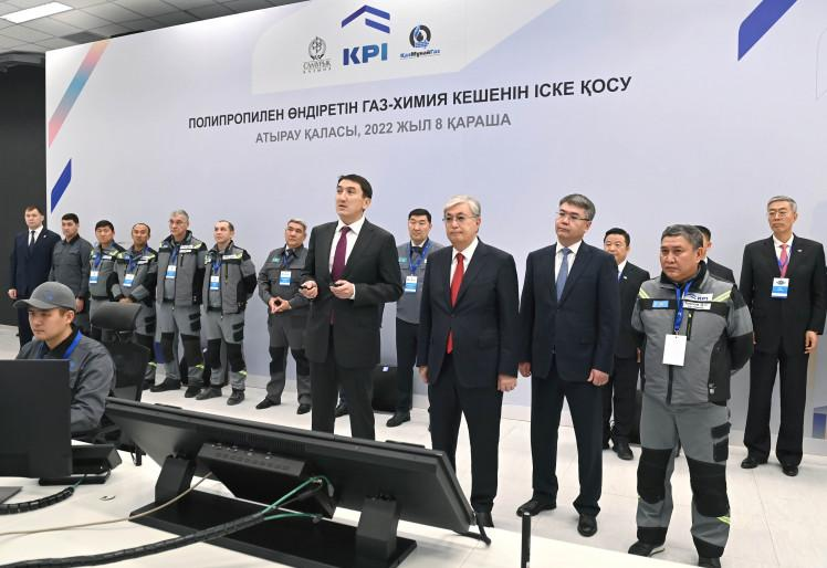 中国化学EPC总承包哈萨克斯坦最大化工项目竣工 哈总统托卡耶夫出席投产仪式 中国化学EPC总承包哈萨克斯坦最大化工项目竣工 哈总统托卡耶夫出席投产仪式