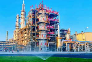 寰球工程公司自有工艺技术并独立承担EPC总承包的 吉化(揭阳)丙烯腈装置开车一次成功产出合格产品