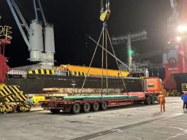 启航!国产预制15万立方米9Ni钢板运往阿尔及利亚