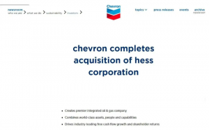 拿下圭亚那超级油田!雪佛龙530亿美元完成收购赫斯