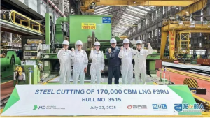 造价3.64亿美元,一座FSRU开工
