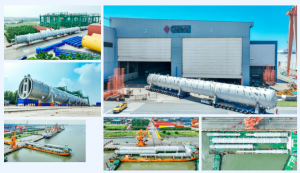 富瑞重装 | 现代Amiral项目,2876吨不锈钢塔器扬帆启航!